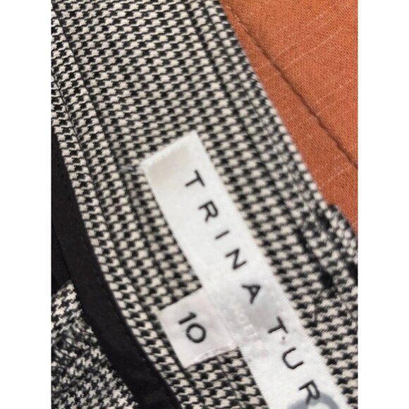 Trina Turk Y2K Houndstooth Women's Dress Pants Size 10 - Picture 7 of 10